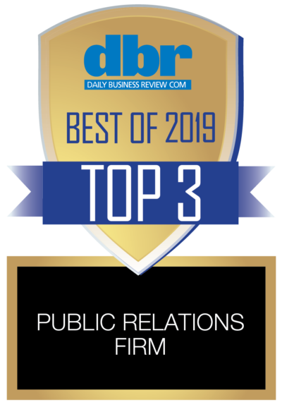 Brandstory Communications Named a "Best of" Public Relations Firm by the Daily Business Review